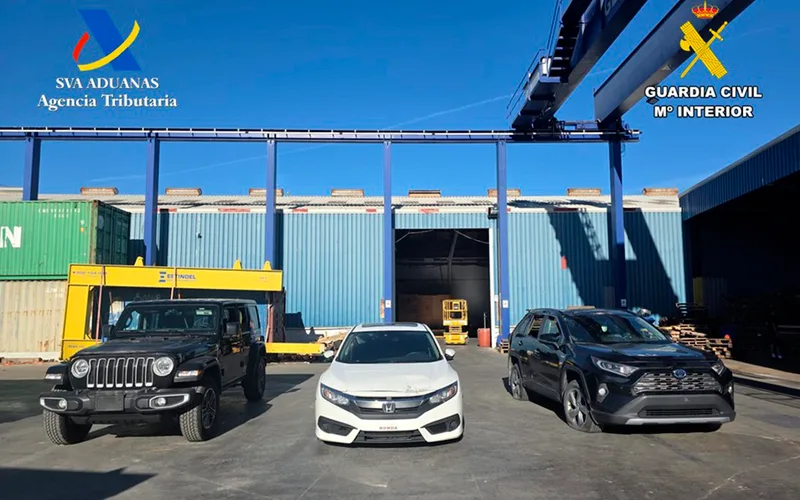 117 vehicles stolen in Canada intercepted in Spain before being sent to Morocco