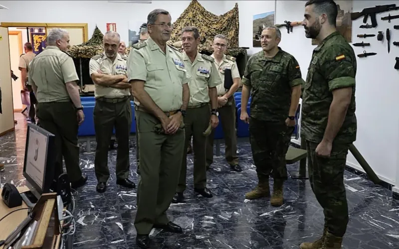Amid mounting tensions with Morocco, Spain’s army chief inspects Melilla