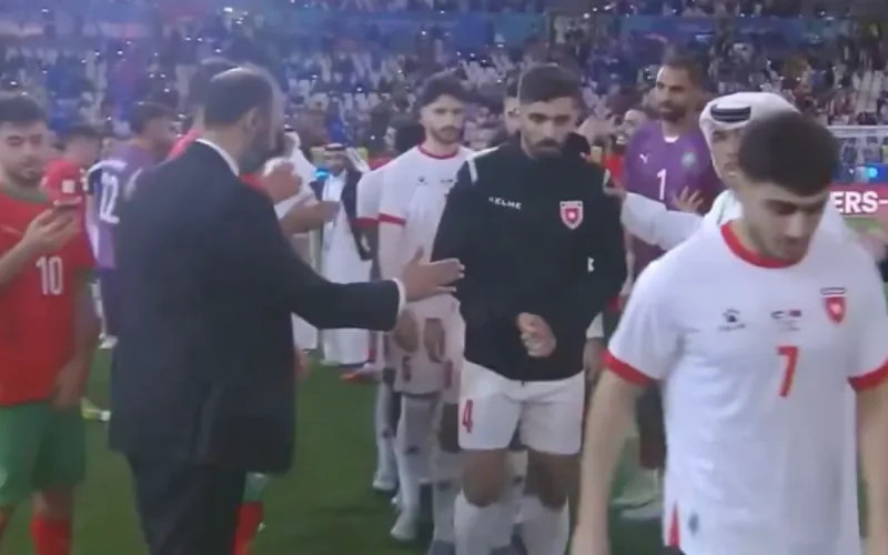 Arab Cup Final: Jordanian players ignore Tarik Sektioui's handshake