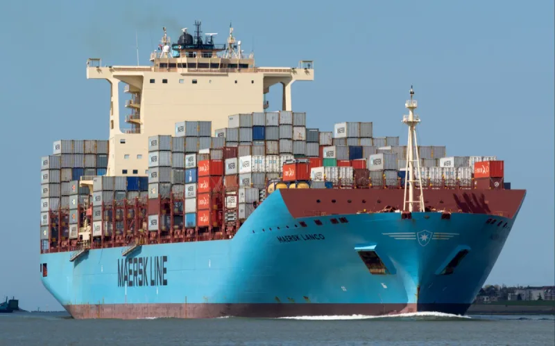 En route to Tanger Med, a Maersk container ship catches fire off the coast of Brazil