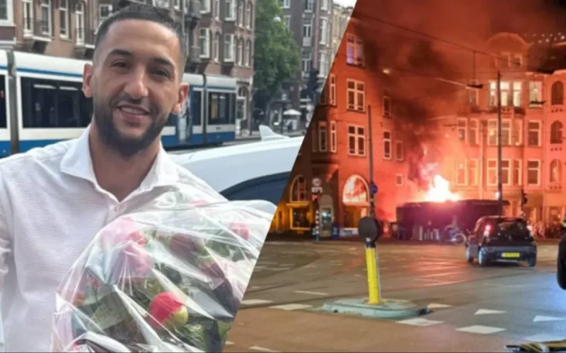 Hakim Ziyech rallies support for Amsterdam flower shop destroyed after 47 years