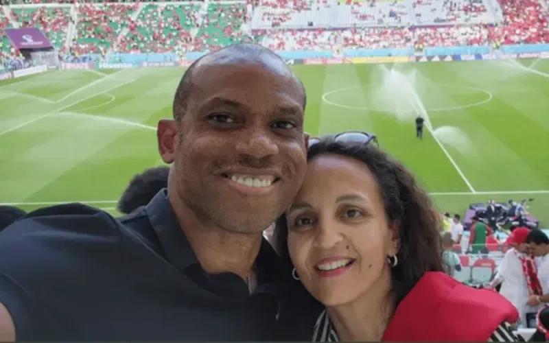 How a Rain Shower Brought Nigerian Football Star Sunday Oliseh and His Moroccan Wife Together