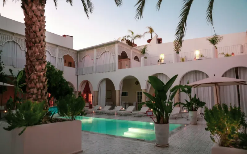 In Marrakech, all-inclusive costs 153 euros less than the bed-and-breakfast option