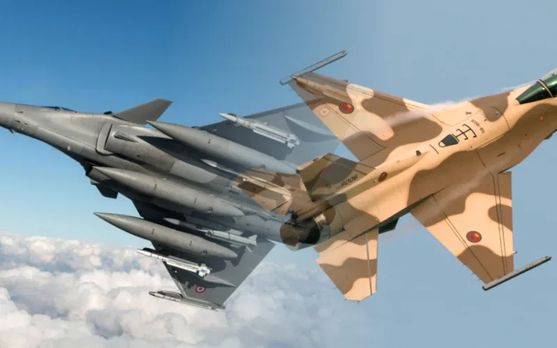 Moroccan F-16s Face French Rafales in Major Air Exercise