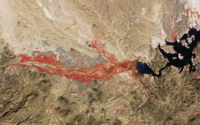 Morocco's mysterious red patch visible from space reveals thriving desert agriculture