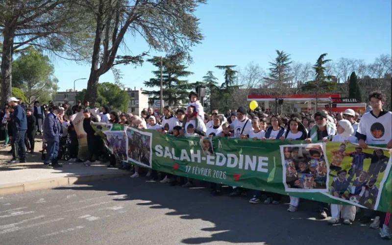Nîmes Pays Tribute to Salah-Eddine in Massive Silent March
