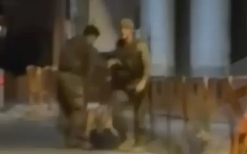 Spanish soldiers filmed beating migrants who arrived from Morocco in Sebta