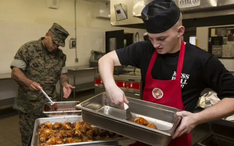 The United States is looking in Morocco for someone to cook for its Marines in Casablanca