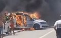 Beachgoers Flee as Makeshift Car Trunk Kitchen Ignites Blaze in Al Hoceima