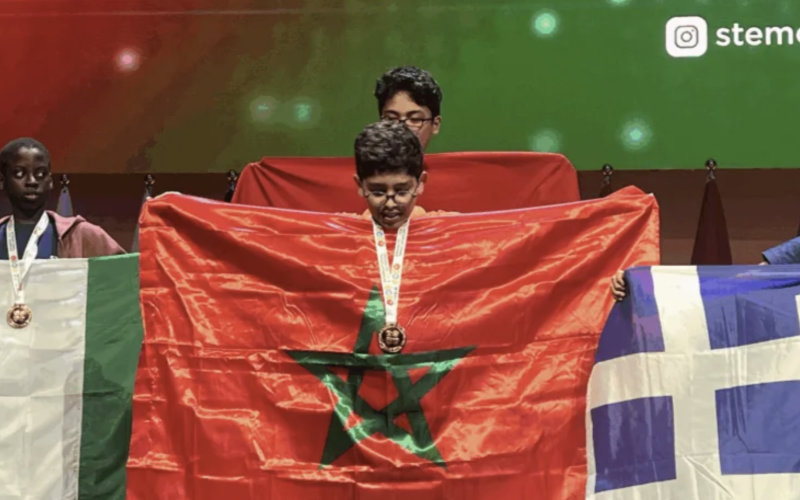 9-Year-Old Moroccan Prodigy Clinches Silver in Global STEM Olympiad