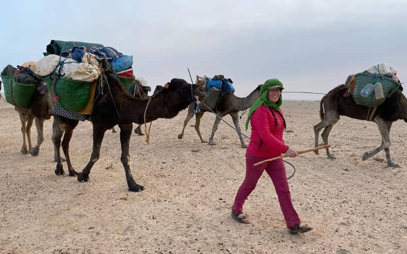 Adventurer Embarks on 1,400-km Camel Trek Across Morocco's Atlas Mountains