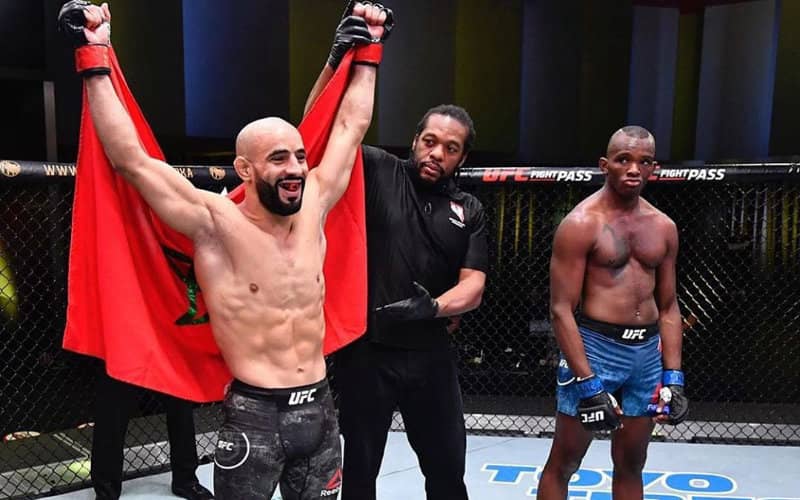 UFC: Moroccan Fighter Ottman Azaitar Scores 93-Second Knockout in Las Vegas Bout