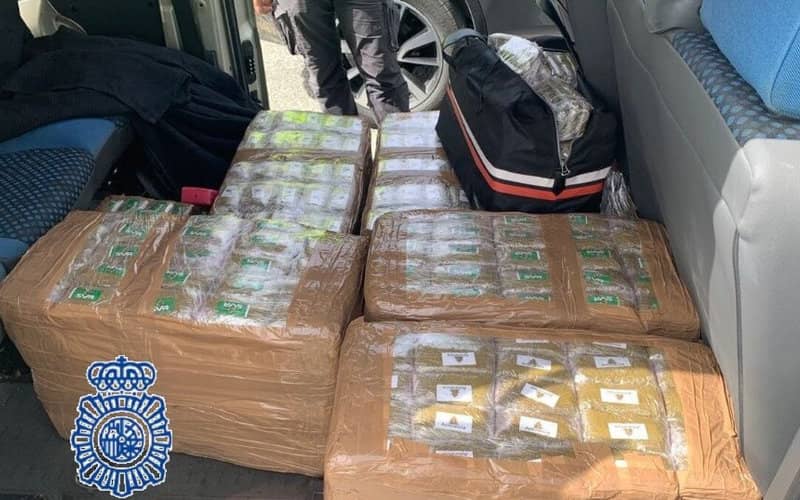 Moroccan Driver Arrested Near Malaga with 300 Kilos of Hashish in Van