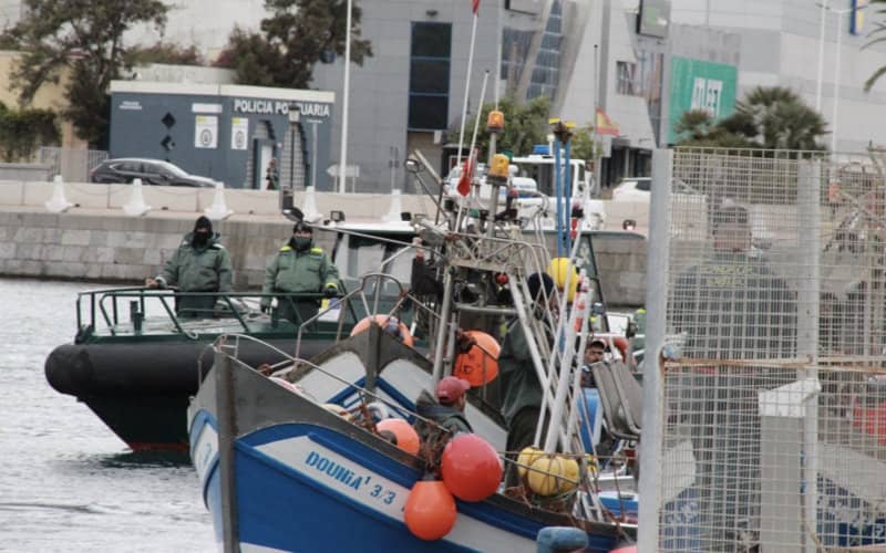 Civil Guard Intercepts Moroccan Fishing Boats Near Ceuta Amid Marine Wildlife Concerns