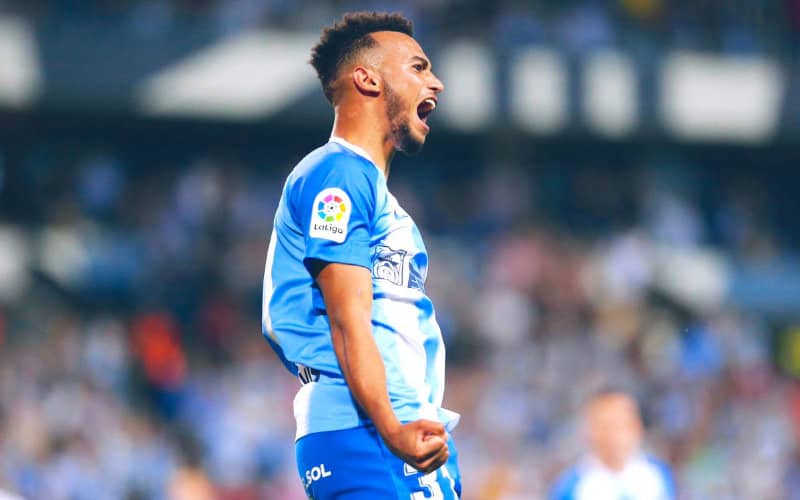 Injury-Plagued Moroccan Striker Returns to Training with Malaga FC