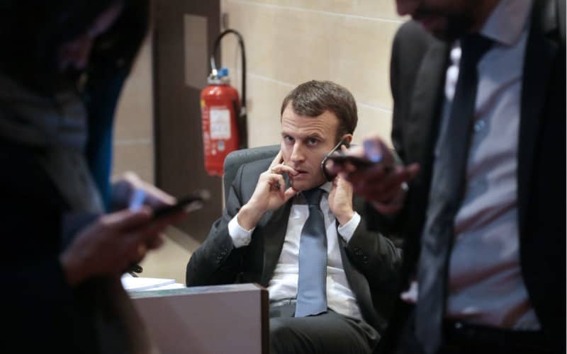 Macron Calls Emergency Meeting on Pegasus Spyware Allegations