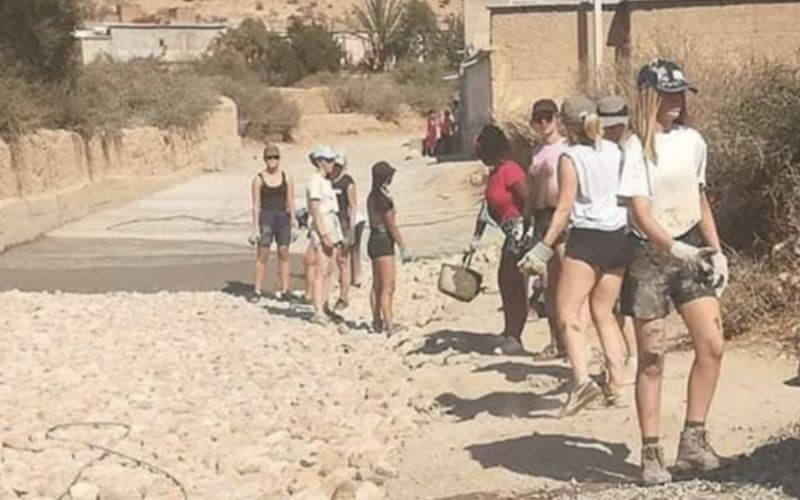 Belgian Volunteers Pave Road in Remote Moroccan Village, Improving Access