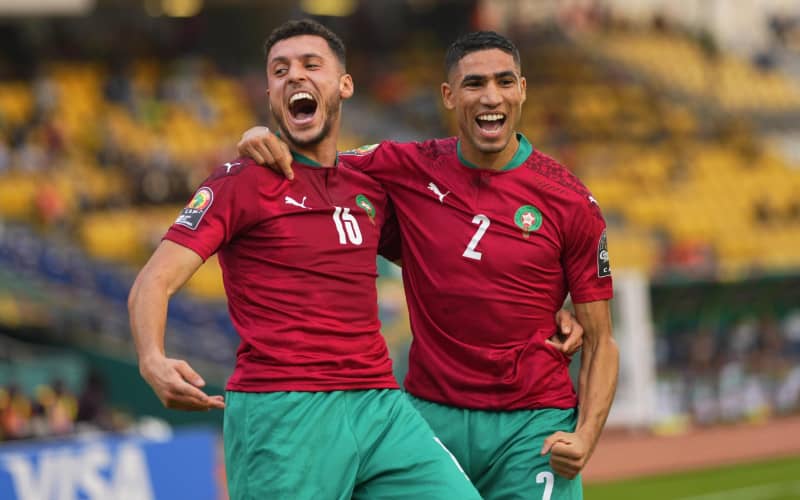 CAF Ranks Hakimi's Stunning Free Kick Among Top 10 Goals of AFCON 2021
