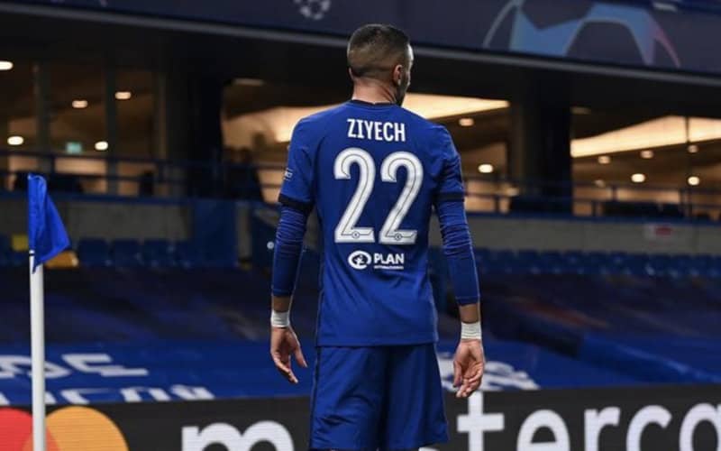 Chelsea's Ziyech Faces Uncertain Future Under Tuchel as Playing Time Dwindles