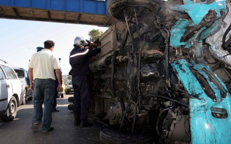 Fatal Collision Near Marrakech: 4 Dead, 2 Injured in Truck Crash