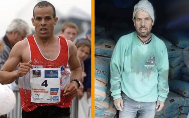 Former Moroccan Olympic Athlete Now Carries Cement Bags to Survive