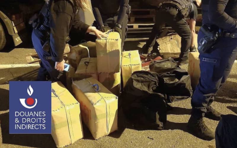 French Customs Seize 325 kg of Cannabis, Two Moroccan Drivers Sentenced to 5 Years