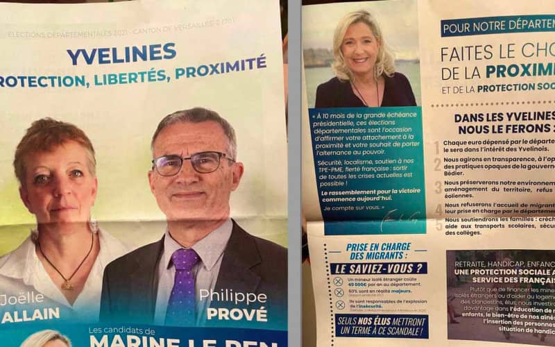 French Far-Right Party Faces Legal Challenge Over Anti-Immigrant Flyer
