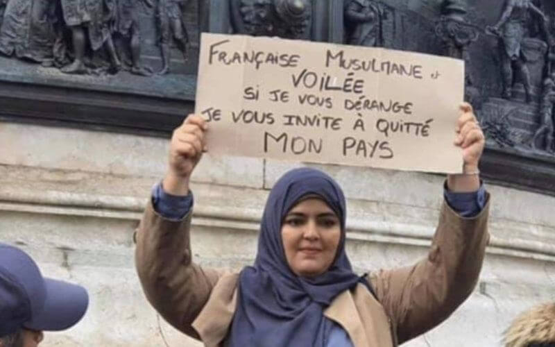 French Official Calls for Violence Against Veiled Woman After Anti-Islamophobia Rally