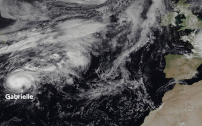 Gabrielle's Fury: Atlantic Hurricane Threatens Azores, Portugal, and Morocco