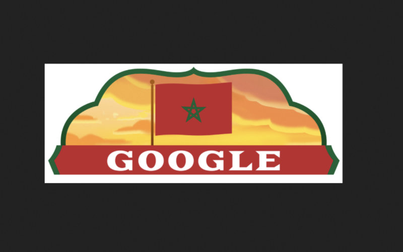 Google Doodle Honors Morocco's Independence Day with Flag Display