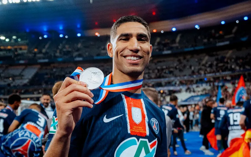 Hakimi Shines as PSG Clinch French Cup, Boost Champions League Final Hopes