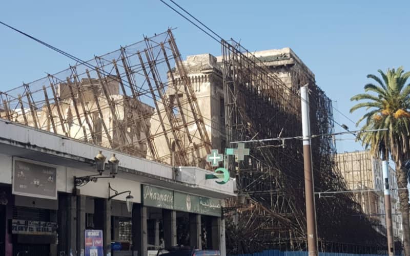 Historic Lincoln Hotel Collapse Disrupts Casablanca Tramway Service