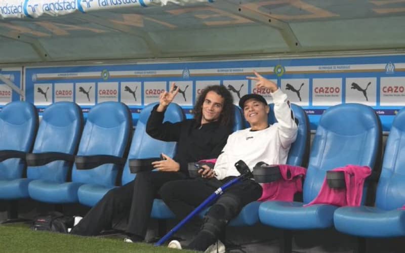 Injured Moroccan Star Amine Harit Receives Emotional Welcome at Marseille's Vélodrome