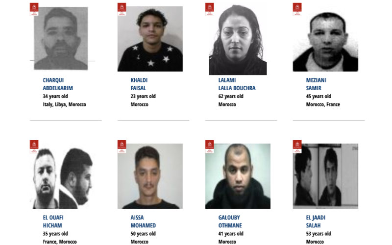 Interpol: the 11 most wanted Moroccans in the world