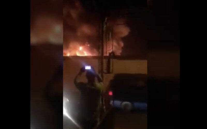 Massive Fire Engulfs 50 Stores in Moroccan Market Near Agadir