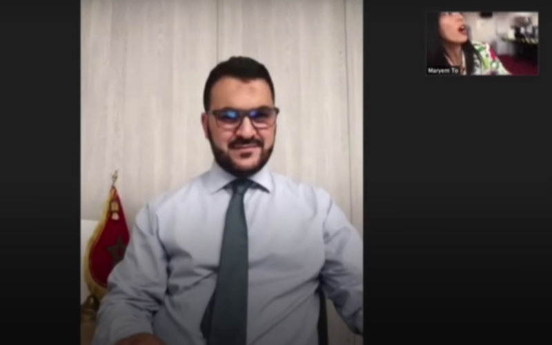 Moroccan BBC Journalist Caught on Camera During Beirut Blast
