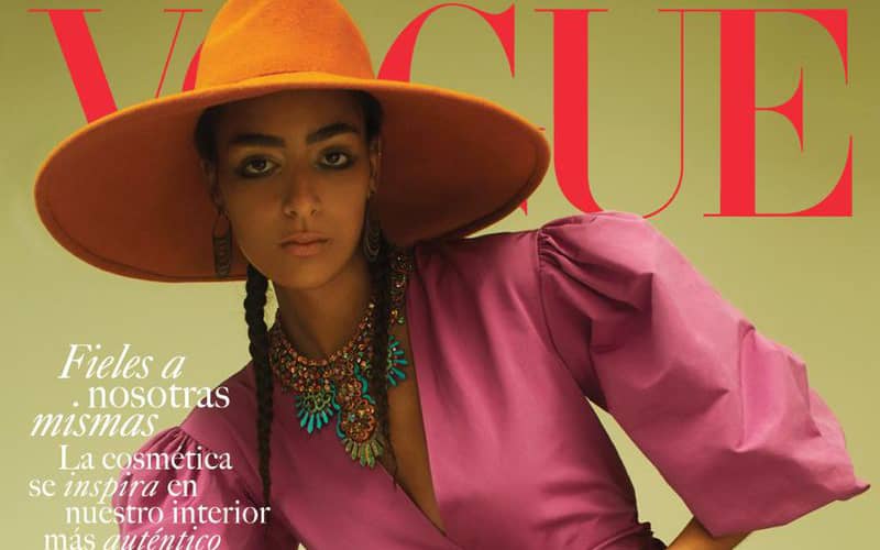 Moroccan-British Model Nora Attal Graces Vogue Mexico's August Cover