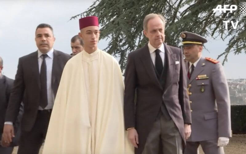 Moroccan Crown Prince Attends Funeral of French Royal Descendant in Paris