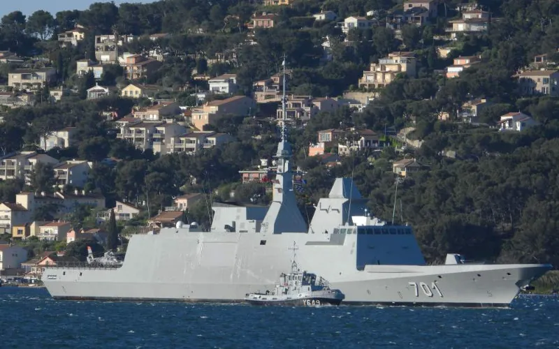 Moroccan Frigate Joins French Aircraft Carrier for Mediterranean Naval Exercises