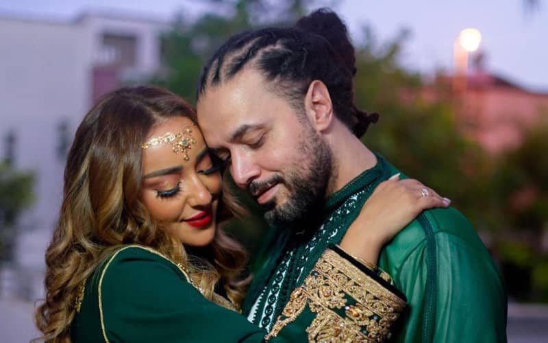Moroccan Pop Stars Abd El Fattah Grini and Jamila El Badaouiila Wed in Intimate Casablanca Ceremony