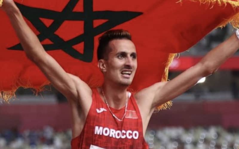 Moroccan Runner El Bakkali Ends Kenyan Reign in Olympic Steeplechase