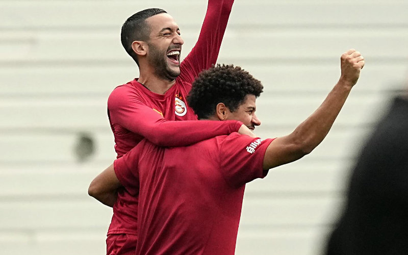 Moroccan Star Hakim Ziyech Returns to Training with Galatasaray After Injury