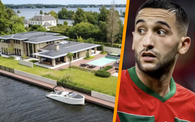 Moroccan Star Hakim Ziyech Sells Dutch Lakeside Villa for €7 Million, Doubling Investment