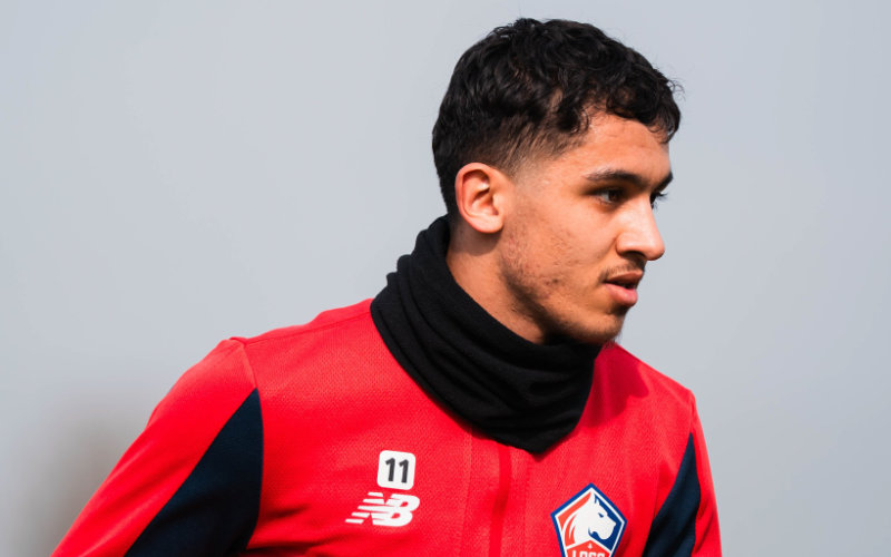 Moroccan Striker Sahraoui Exits Lille Match with Adductor Injury