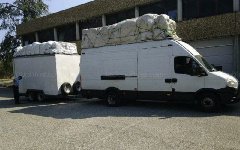 Moroccan Van Driver Caught with 5-Ton Overload on French Highway