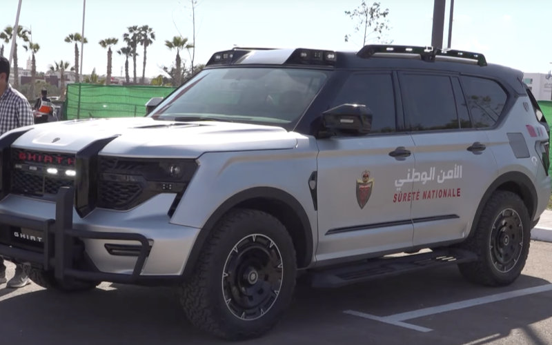 Morocco Bolsters Police Force with Advanced "Ghiath Smart Patrol" Vehicles