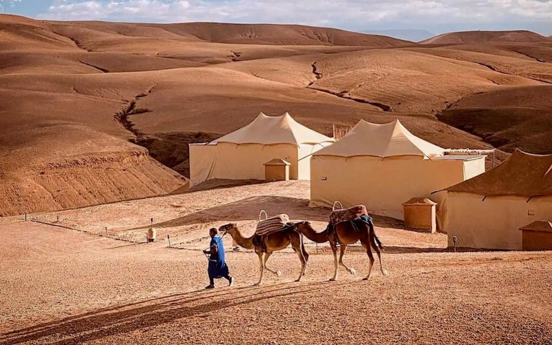 Morocco Cracks Down on Illegal Tourist Facilities in Agafay Desert
