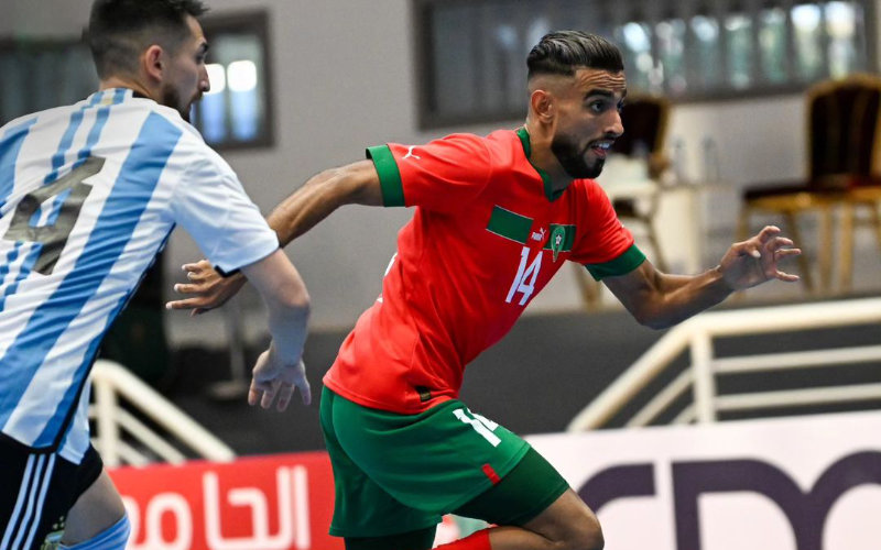 Morocco Dominates Argentina 7-0 in Futsal Friendly Match