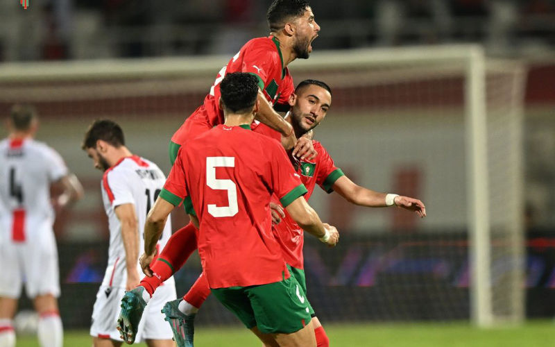 Morocco Dominates Georgia 3-0 in Final World Cup Warm-Up Match