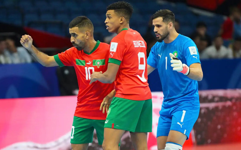 Morocco Faces Tough Test Against Portugal in Futsal World Cup Clash